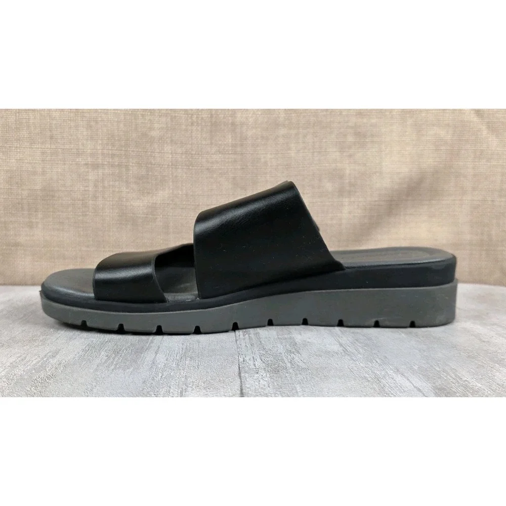 Baretraps Relena Women's Black Wedge Heel Sandals Comfort‎ Casual Boho Size 8.5M